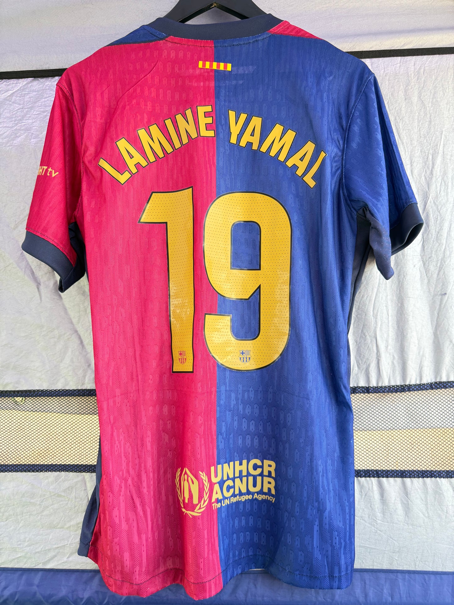 Barcelona 2024/25 Home Player Version - LAMINE YAMAL 19