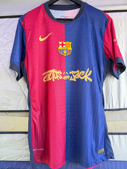 Barcelona 2024/25 Home Player Version - LAMINE YAMAL 19